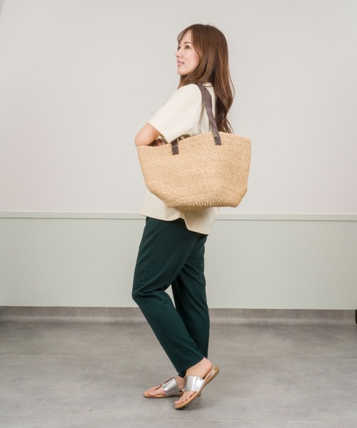 Rivel(リヴェル)の「【Anjou Chouette/アンジュ・シュエット】かごバッグ トートバッグ(かごバッグ・レディース・ナチュラル/ネイビー・FREE)」の22枚目の写真