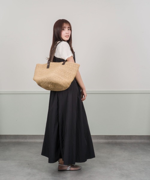 Rivel(リヴェル)の「【Anjou Chouette/アンジュ・シュエット】かごバッグ トートバッグ(かごバッグ・レディース・ナチュラル/ネイビー・FREE)」の20枚目の写真