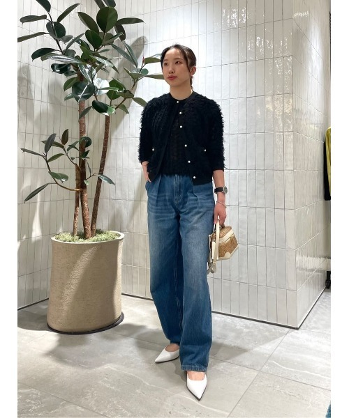 アルアバイル　シアーカットジャガードカーディガン￥28,600 （税込） シアーカットジャガードカーディガン|allureville OFFICIAL SITE