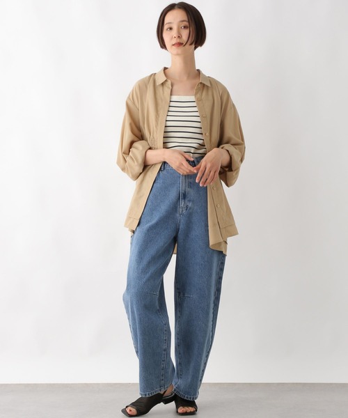 LEPSIM（レプシィム）の「14ゲージスクエアリブタンク　243148（タンクトップ・レディース・イエロー/ホワイト×ブラック/アイボリー/ブラック/オレンジ/ブラウン・FREE）」の17枚目の写真