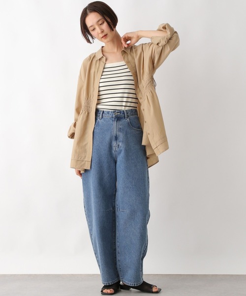 LEPSIM（レプシィム）の「14ゲージスクエアリブタンク　243148（タンクトップ・レディース・イエロー/ホワイト×ブラック/アイボリー/ブラック/オレンジ/ブラウン・FREE）」の18枚目の写真