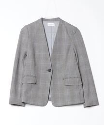 未使用品 PLST ノーカラージャケット 自由区 ジャケット ノーカラージャケット 「XSサイズ〜/洗える