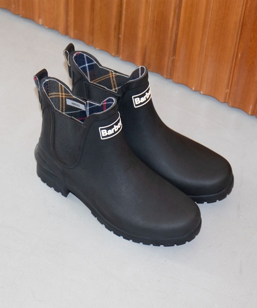 Barbour（バブアー）の「【Barbour/バブアー】レインブーツショート/レインブーツ/シーズンレス/梅雨/【WEB限定】（レインシューズ・レディース・ブラック・3/4/5）」の2枚目の写真