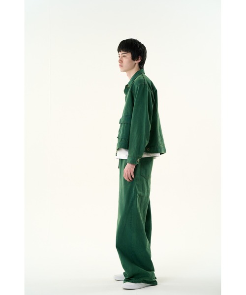 DISCOVERED（ディスカバード）の「COLOR DYE DENIM BLOUSON（デニムジャケット・メンズ・イエロー/グリーン・LARGE/SMALL）」の13枚目の写真