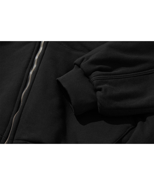 LIBERE（リベーレ）の「LIBERE リベーレ / REVERSIBLE HOODY MA-1 リバーシブルフーディーMA-1ブルゾン / 251108（MA-1・メンズ・ブラック・MEDIUM/SMALL）」の22枚目の写真
