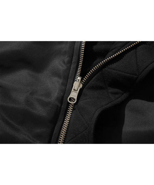 LIBERE（リベーレ）の「LIBERE リベーレ / REVERSIBLE HOODY MA-1 リバーシブルフーディーMA-1ブルゾン / 251108（MA-1・メンズ・ブラック・MEDIUM/SMALL）」の12枚目の写真