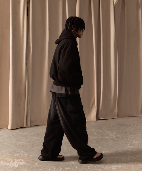 LIBERE（リベーレ）の「LIBERE リベーレ / REVERSIBLE HOODY MA-1 リバーシブルフーディーMA-1ブルゾン / 251108（MA-1・メンズ・ブラック・MEDIUM/SMALL）」の10枚目の写真