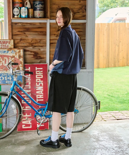 TWOTUCK HALFPANTS ツータック ハーフパンツ クラネ 好きの方 セール】2TUCK ADJUSTER HALF PANTS / ツータックアジャスター