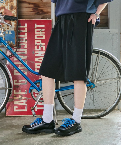 WETTEMPT(ウィテンプト)の「2TUCK ADJUSTER HALF PANTS / ツータックアジャスターハーフパンツ(その他パンツ・メンズ・ブラック/ベージュ・SMALL/MEDIUM/LARGE)」の6枚目の写真
