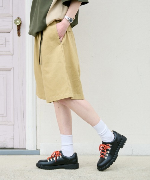 WETTEMPT(ウィテンプト)の「2TUCK ADJUSTER HALF PANTS / ツータックアジャスターハーフパンツ(その他パンツ・メンズ・ブラック/ベージュ・SMALL/MEDIUM/LARGE)」の21枚目の写真