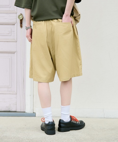 セール】2TUCK ADJUSTER HALF PANTS / ツータックアジャスターハーフ