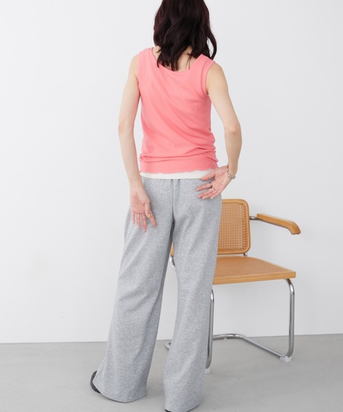 Auntie Rosa Holiday(アンティローザホリデー)の「ヘンリーネックテレコタンク(タンクトップ・レディース・ブラウン/ピンク/その他・FREE)」の21枚目の写真