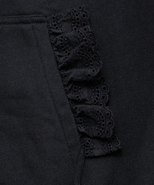 Little sunny bite（リトルサニーバイト）の「littlesunnybite/リトルサニーバイト/lacy-logo-hoodie（パーカー・レディース・ブラック/モスグリーン/ホワイト・S/M）」の21枚目の写真