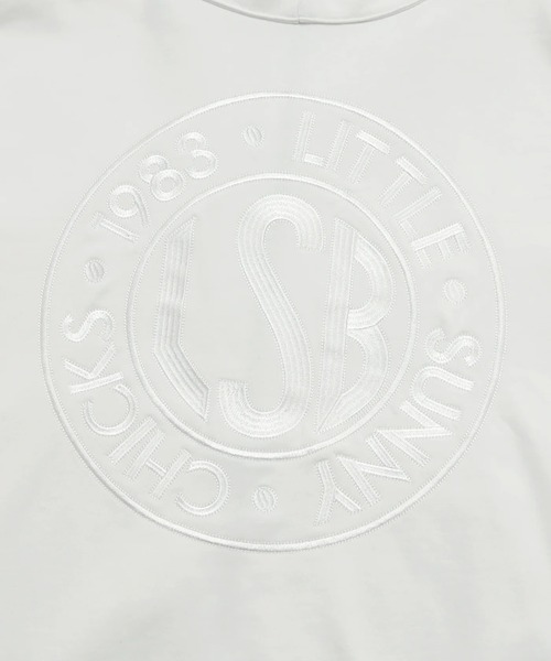 Little sunny bite（リトルサニーバイト）の「littlesunnybite/リトルサニーバイト/lacy-logo-hoodie（パーカー・レディース・ブラック/モスグリーン/ホワイト・S/M）」の9枚目の写真