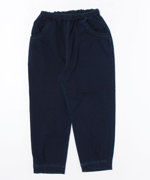 SUPER HAKKA（スーパーハッカ）の「ロゴワンポイント刺繍ライトインレイデニムタックパンツ（デニムパンツ・レディース・ネイビー/ブルー・S/M）」の4枚目の写真