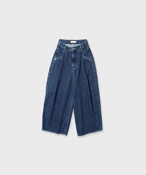 SOMETHING(サムシング)の「SOMETHING/サムシング SO HYPER WIDE ハイウエスト ワイドパンツ(その他パンツ・レディース・インディゴブルー/ブルー・XS/S/M)」の1枚目の写真
