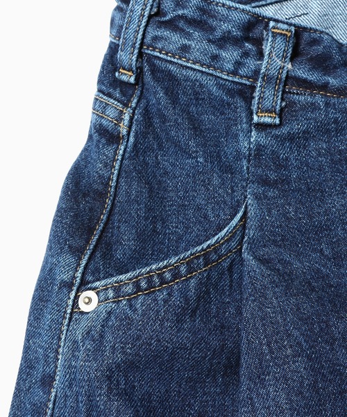 SOMETHING(サムシング)の「SOMETHING/サムシング SO HYPER WIDE ハイウエスト ワイドパンツ(その他パンツ・レディース・インディゴブルー/ブルー・XS/S/M)」の9枚目の写真