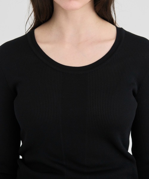 RITAN/リタン】Washable Silk Knit Tops/ウォッシャブルシルク