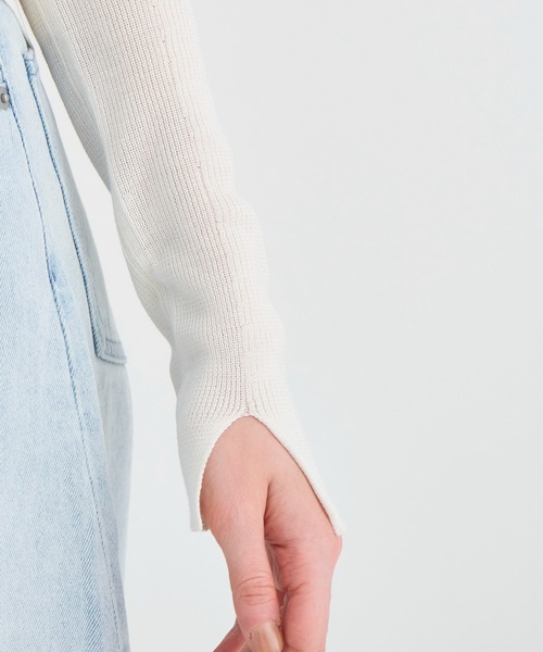 ニット セーター 「RITAN/リタン」Washable Silk Knit Tops/ウォッシャブルシルクニットトップス レディース RITAN/リタン】Washable Silk Knit Tops/ウォッシャブルシルク