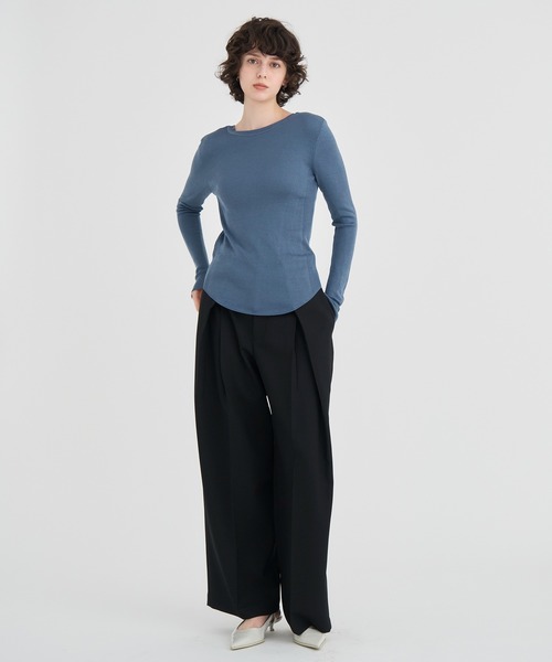 ニット セーター 「RITAN/リタン」Washable Silk Knit Tops/ウォッシャブルシルクニットトップス レディース RITAN/リタン】Washable Silk Knit Tops/ウォッシャブルシルク