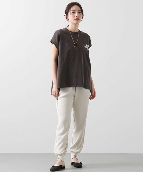 upperhights(アッパーハイツ)の「UpperロゴフレンチT(Tシャツ/カットソー・レディース・オフホワイト/ブラウン・FREE)」の11枚目の写真