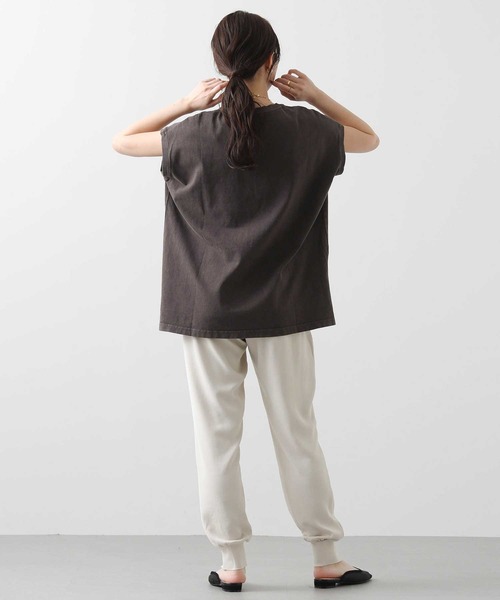 upperhights(アッパーハイツ)の「UpperロゴフレンチT(Tシャツ/カットソー・レディース・オフホワイト/ブラウン・FREE)」の13枚目の写真