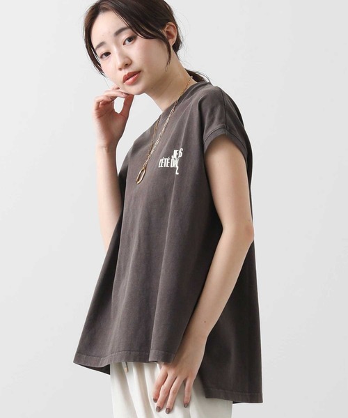 upperhights(アッパーハイツ)の「UpperロゴフレンチT(Tシャツ/カットソー・レディース・オフホワイト/ブラウン・FREE)」の16枚目の写真