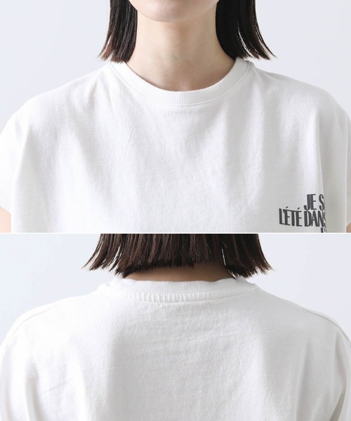 upperhights(アッパーハイツ)の「UpperロゴフレンチT(Tシャツ/カットソー・レディース・オフホワイト/ブラウン・FREE)」の21枚目の写真