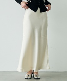 Clum（クルム）の「Satin like draped long mermaid skirt / サテンライクドレープロングマーメイドスカート（スカート）」