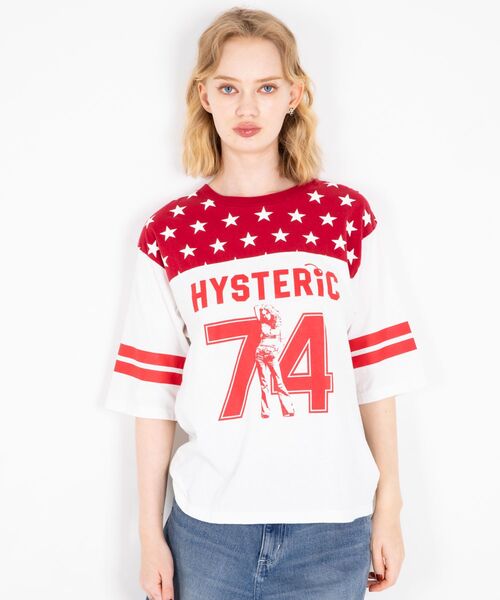 ☆即日発送☆ ヒステリックグラマー CHERRY BOMB 五分袖Tシャツ CHERRY BOMB 五分袖Tシャツ|HYSTERIC GLAMOUR WOMEN | HYSTERIC