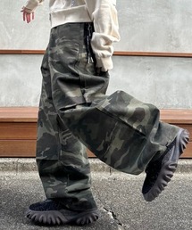 Chikashitsu +(`JVcvX)́yChikashitsu{zsnap button camouflage pants / y`JVcvXzXibv{^Jt[WChfjpc(fjpc)