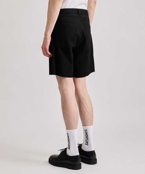Saturdays NYC(サタデーズ ニューヨークシティ )の「Mario Cut Off Shorts(その他パンツ・メンズ・オフホワイト/ブラック・L/M/S/XL/X-SMALL)」の13枚目の写真