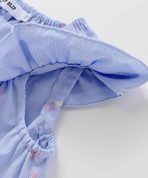 SLAP SLIP(スラップスリップ)の「【お揃い】カラフルスイーツ刺しゅう風発泡プリント柄肩フリルチュニック(80~130cm)(シャツ/ブラウス・キッズ・パープル系その他/ブルー系その他・90cm/80cm/100cm/130cm/110cm/120cm)」の15枚目の写真