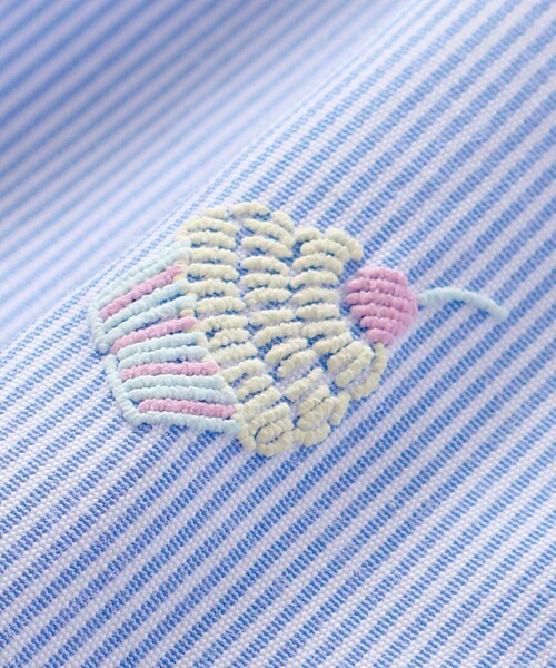 SLAP SLIP(スラップスリップ)の「【お揃い】カラフルスイーツ刺しゅう風発泡プリント柄肩フリルチュニック(80~130cm)(シャツ/ブラウス・キッズ・パープル系その他/ブルー系その他・90cm/80cm/100cm/130cm/110cm/120cm)」の12枚目の写真