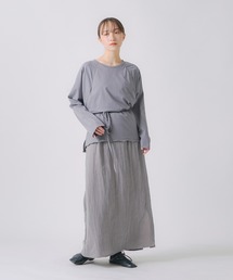 WHYTO.（ホワイト）の「「WHYTO. / ホワイト」レイヤードエプロンドレス（ワンピース）」