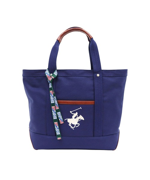 BEVERLY HILLS POLO CLUB（ビバリーヒルズポロクラブ）の「【BEVERLY HILLS POLO CLUB/ビバリーヒルズポロクラブ】キャンバスラージトートバッグ（トートバッグ・レディース・ブラック/ネイビー/グレー/オフホワイト/アイボリー・FREE）」の22枚目の写真
