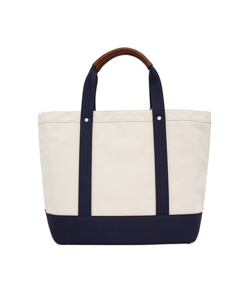 BEVERLY HILLS POLO CLUB（ビバリーヒルズポロクラブ）の「【BEVERLY HILLS POLO CLUB/ビバリーヒルズポロクラブ】キャンバスラージトートバッグ（トートバッグ・レディース・ブラック/ネイビー/グレー/オフホワイト/アイボリー・FREE）」の11枚目の写真