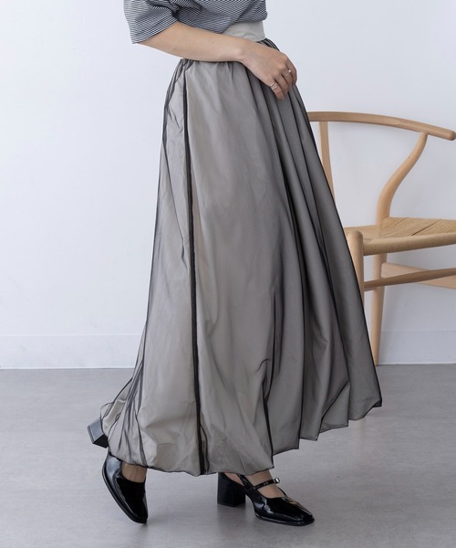 MAGASIN DE MODE Chou Chou（マガジンデモードシュシュ）の「【MAGASIN DE MODE Chou Chou】オーバーチュールバルーンスカート trc※（スカート・レディース・アイボリー/ブラック・FREE）」の12枚目の写真