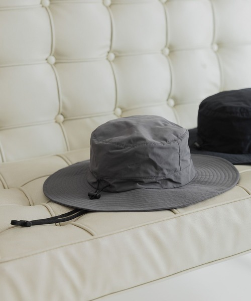 GLOBAL WORK(グローバルワーク)の「遮熱パッカブルUVハット/328295(ハット・メンズ・ブラック/グレー・ONE SIZE)」の2枚目の写真