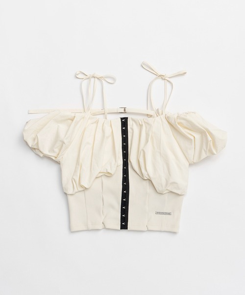 フォルムオフショルブラウス / Form Off Shoulder Blouse