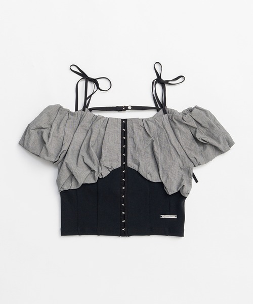 フォルムオフショルブラウス / Form Off Shoulder Blouse