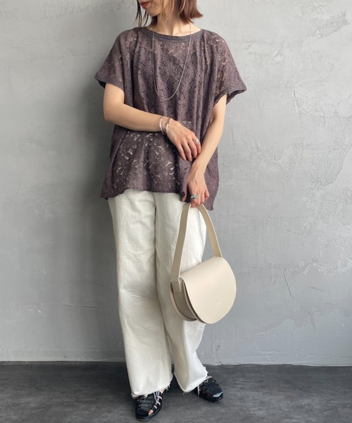 新品 soil 借りる ソイル 白 レース ブラウス タグ付き