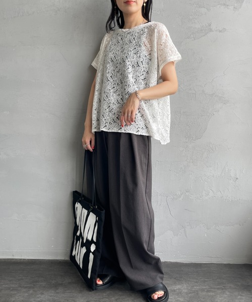 新品　soil ソイル　白　レース　ブラウス　タグ付き 楽天市場】【30%OFF】SOIL ソイル ボイル チュール レース