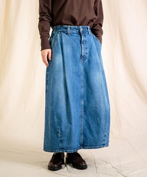 Brocante（ブロカント）の「[Brocante / ブロカント] 12ozリングデニム アンプリッセスカート（デニムスカート・レディース）」