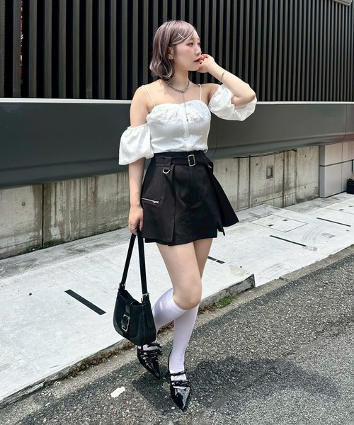 Another Branch olive des olive(アナザーブランチオリーブデオリーブ)の「【@may_81oセレクト】2WAYオフショルブラウス(シャツ/ブラウス・レディース・サックスブルー/ブラック/オフホワイト・FREE)」の11枚目の写真