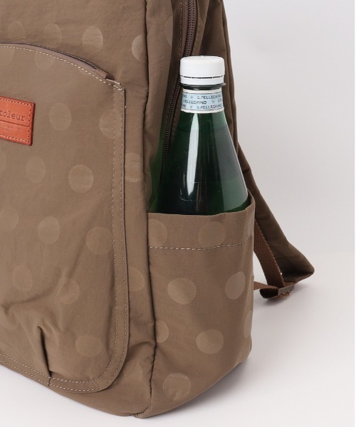 toleur(トーラ)の「toleur ナイロンドットリュック(バックパック/リュック・レディース・カーキ/ライトグレー/ブラック/ライトグリーン/マスタード/ターコイズブルー/オレンジ/ダークパープル/ダークブラウン・FREE)」の21枚目の写真