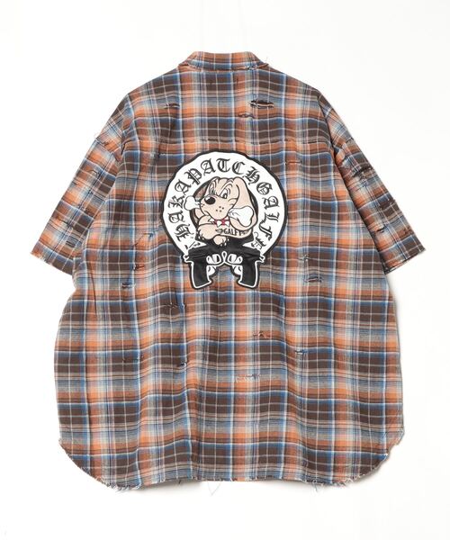 GALFY(ガルフィー)の「【GALFY/ガルフィー】チャカパッチチェックシャツ(シャツ/ブラウス・メンズ・レッド系/パープル系/ブルー系・L/XL)」の20枚目の写真