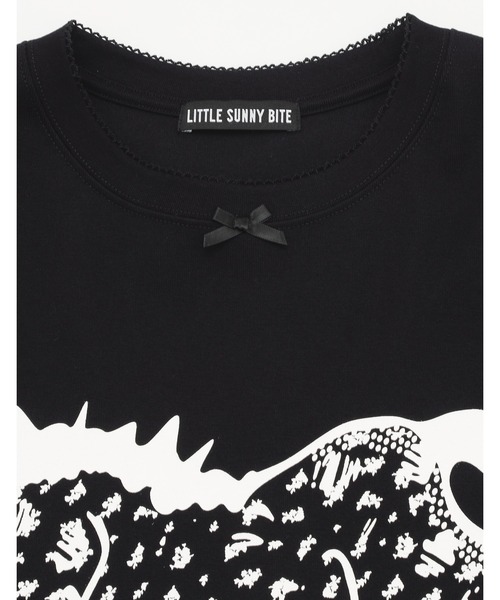 Little sunny bite（リトルサニーバイト）の「pony big tee（Tシャツ/カットソー・レディース・ブラック/ホワイト/ピンク・SMALL/MEDIUM）」の15枚目の写真