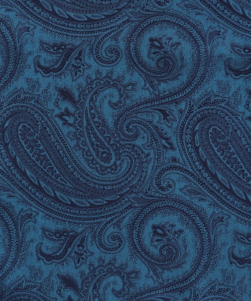 MEN'S BIGI（メンズビギ）の「シャドーペイズリー柄シルクチーフ（バンダナ/スカーフ・メンズ・シルバー/ターコイズブルー/ボルドー/ベージュ・FREE）」の10枚目の写真