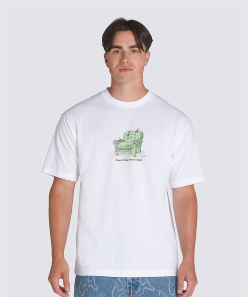 VANS(バンズ)の「INTERIOR DESIGNER Tシャツ(Tシャツ/カットソー・メンズ・ホワイト・SMALL/MEDIUM/LARGE/X-LARGE)」の1枚目の写真
